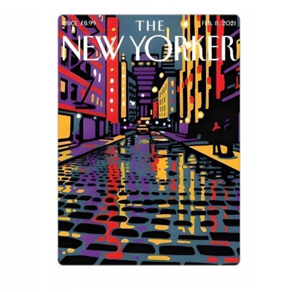 New Yorker Magazine Christoph Niemann Wooster Street Magnet - Picture 1 of 6